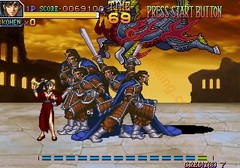 une photo d'Ã©cran de Gaia Crusaders sur Arcade